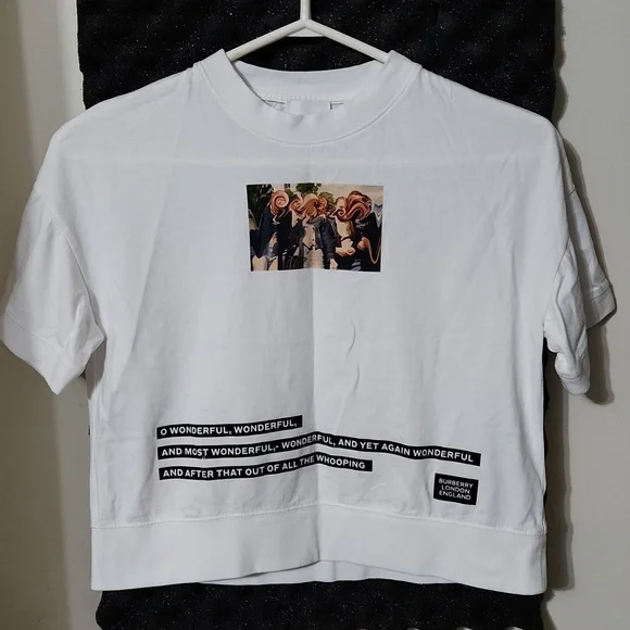 Burberry London Distorted Photo T Shirt - Picture 1 of 8